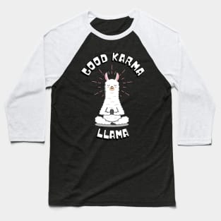 Good Karma Llama Baseball T-Shirt